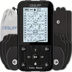 CESLIFF Portable TENS EMS Massager with 36 Treatment Modes New in Box
